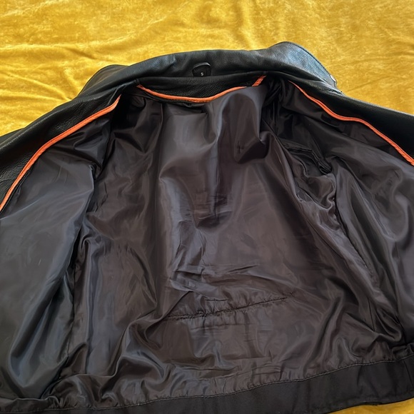 Women’s leather motorcycle jacket - Picture 10 of 16